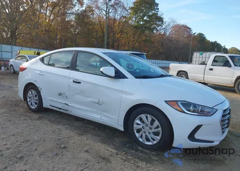 2017 Hyundai Elantra Se из США, поврежденный, VIN 5NPD74LF5HH080396
